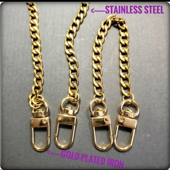 #333 Authentic LOUIS VUITTON Lock Key Set Padlock Brass Polished Chain Necklace - Picture 6 of 9